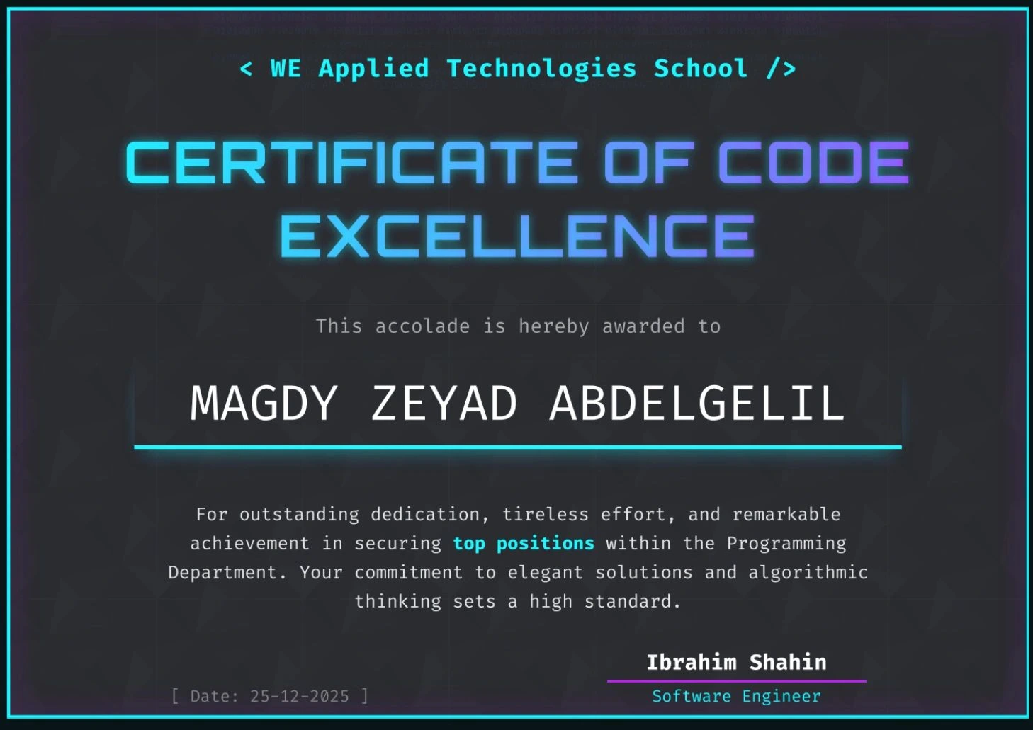 Front-End Development Certificate